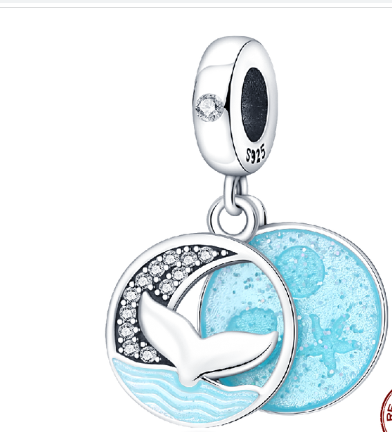 Doble Cola De Sirena Charm