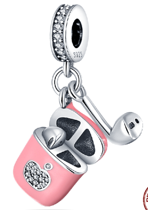 Airpods Rosas Charm