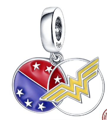 Logo Mujer Maravilla Charm