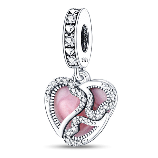 Trio De Corazones Charm