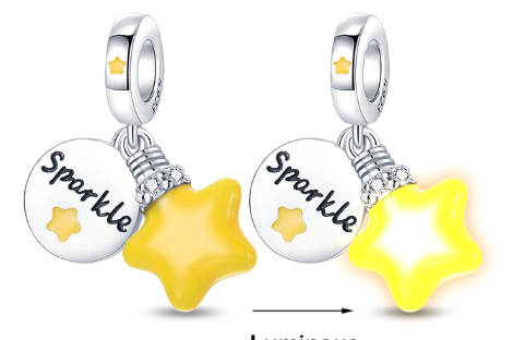 Estrella Amarilla Brillante Charm
