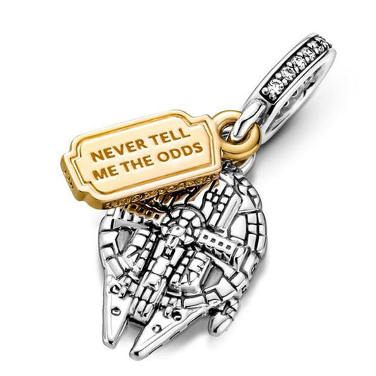 Nave Never Tell Me The Odds Star Wars Charm