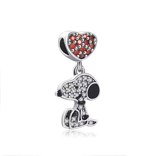 CHARMS SNOOPY CORAZON
