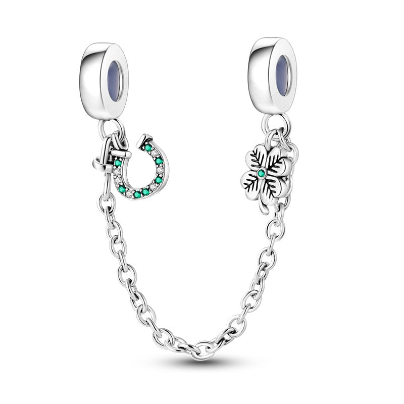 CADENA DE SEGURIDAD TREBOL & HERRADURA