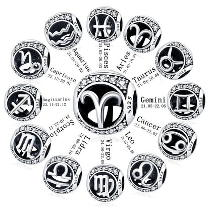 Signo Zodical Diamantado Charm